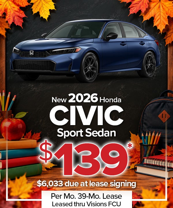 New 2026 Civic Sport Sedan