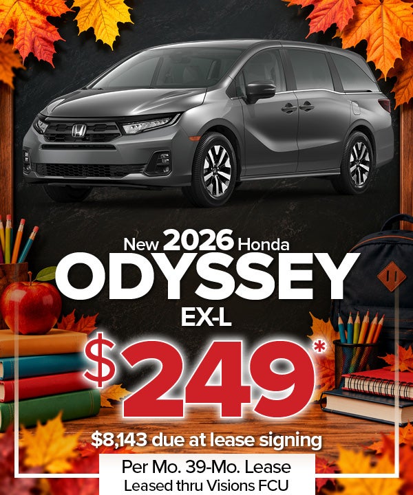 New 2026 Odyssey EX-L