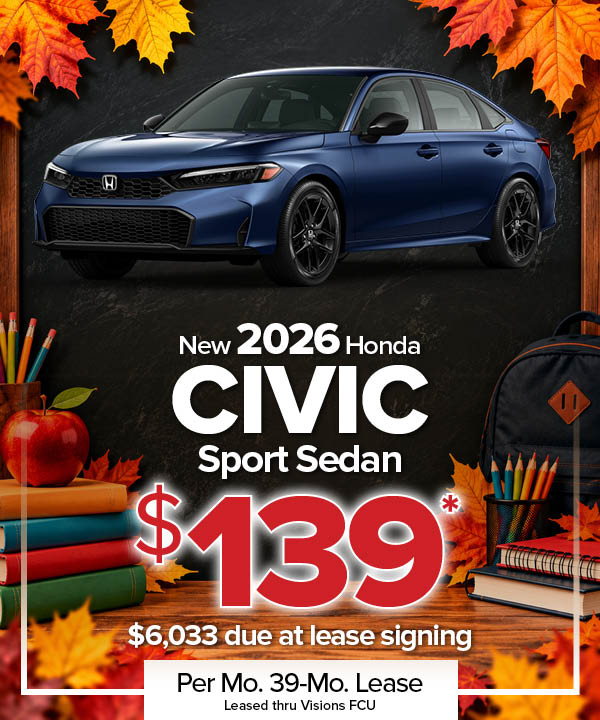 New 2026 Civic Sport Sedan