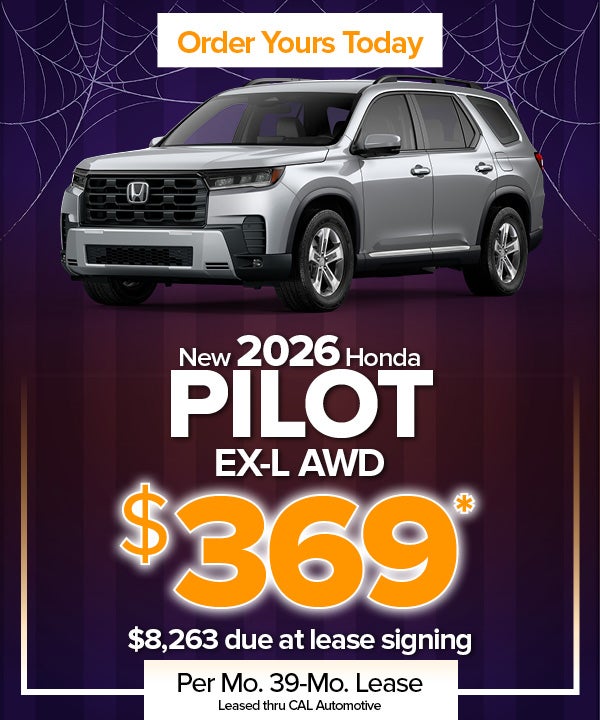 New 2026 Pilot EX-L AWD