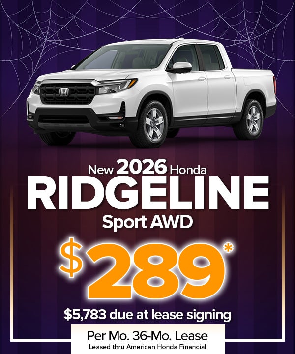 New 2026 Ridgeline Sport AWD